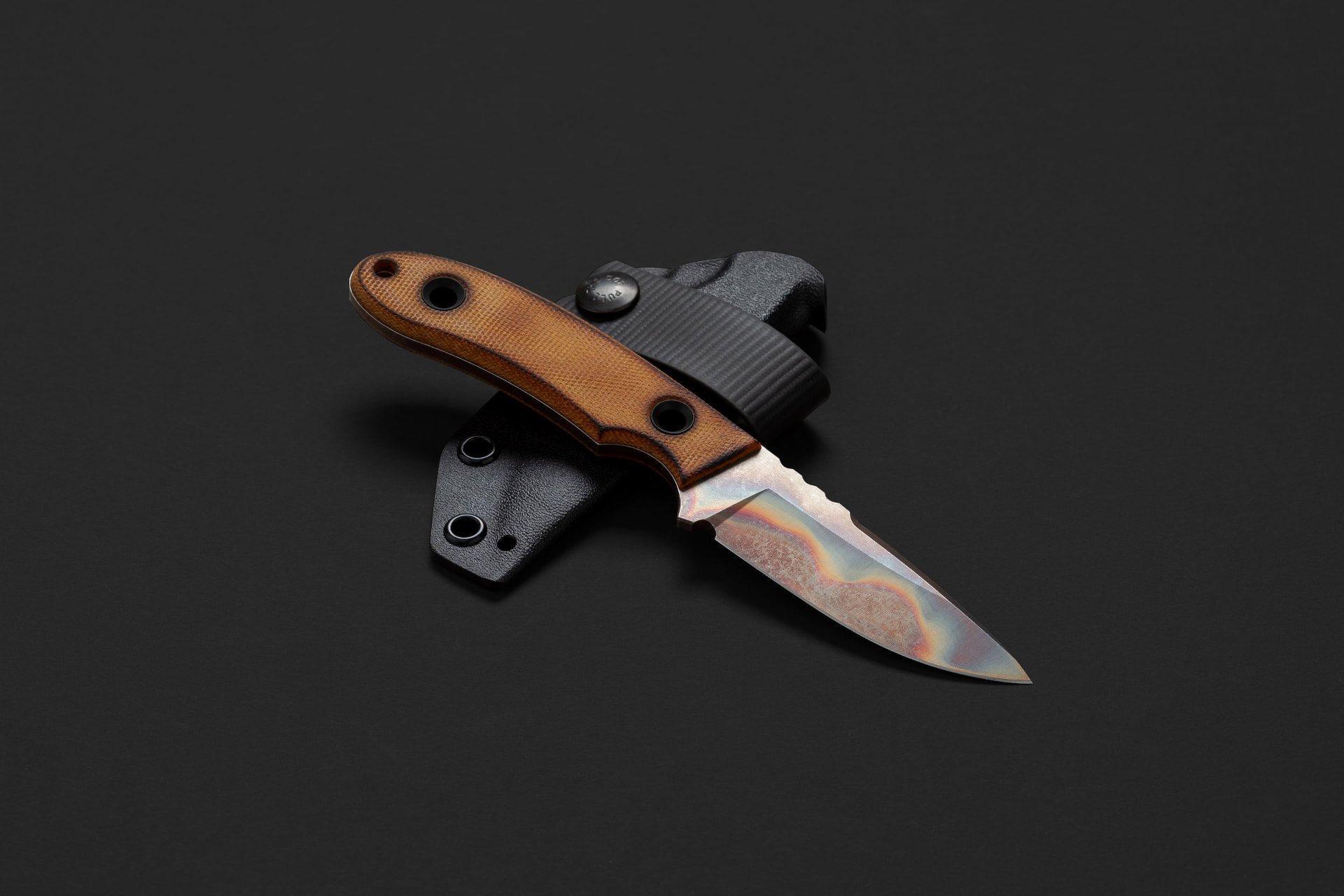 TRC knife detail view 5 showing sheath and carry system