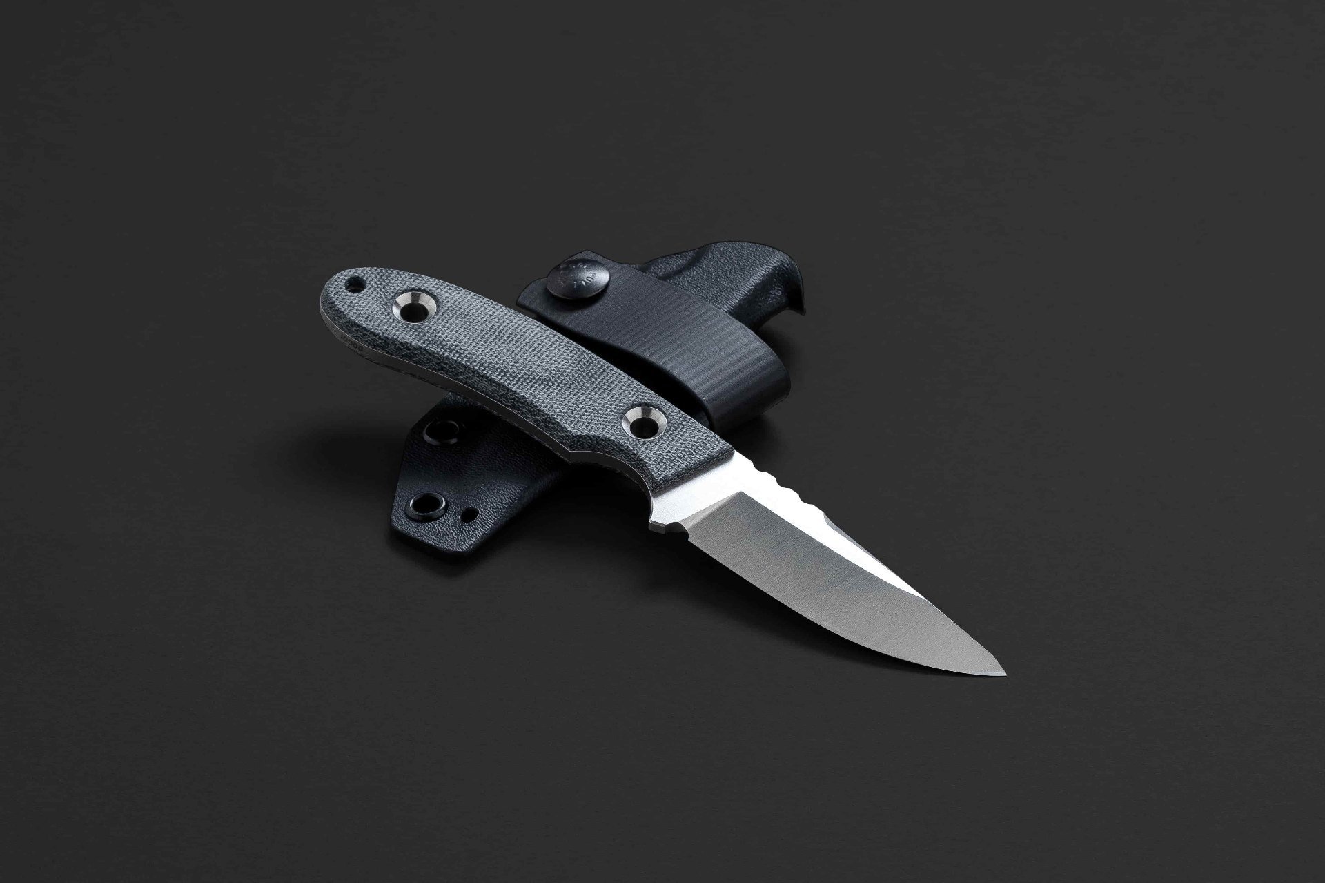 TRC knife detail view 5 showing sheath and carry system